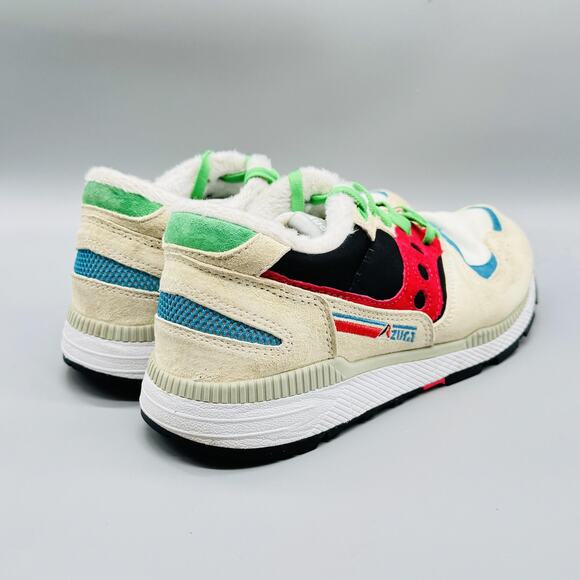 Saucony Shoes Mens 8.5 Off White Azura Low Fleece Lined Running Athletic Sneaker
